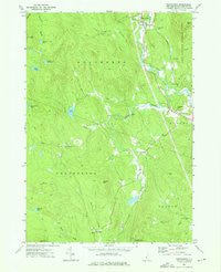 Wentworth New Hampshire Historical topographic map, 1:24000 scale, 7.5 X 7.5 Minute, Year 1974