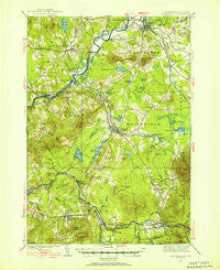 Whitefield New Hampshire Historical topographic map, 1:62500 scale, 15 X 15 Minute, Year 1935