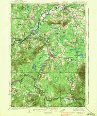 Whitefield New Hampshire Historical topographic map, 1:62500 scale, 15 X 15 Minute, Year 1938