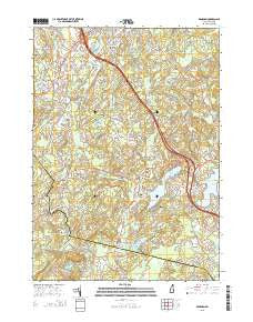 Windham New Hampshire Current topographic map, 1:24000 scale, 7.5 X 7.5 Minute, Year 2015
