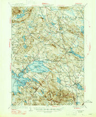 Wolfeboro New Hampshire Historical topographic map, 1:62500 scale, 15 X 15 Minute, Year 1928
