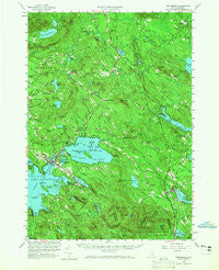 Wolfeboro New Hampshire Historical topographic map, 1:62500 scale, 15 X 15 Minute, Year 1958