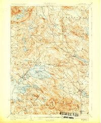 Wolfeboro New Hampshire Historical topographic map, 1:62500 scale, 15 X 15 Minute, Year 1928