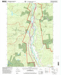Woodstock New Hampshire Historical topographic map, 1:24000 scale, 7.5 X 7.5 Minute, Year 1995