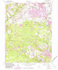 Adelphia New Jersey Historical topographic map, 1:24000 scale, 7.5 X 7.5 Minute, Year 1957