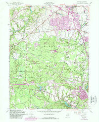 Adelphia New Jersey Historical topographic map, 1:24000 scale, 7.5 X 7.5 Minute, Year 1957
