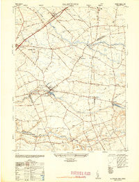 Allentown New Jersey Historical topographic map, 1:24000 scale, 7.5 X 7.5 Minute, Year 1948