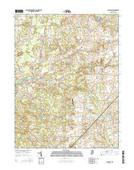 Alloway New Jersey Historical topographic map, 1:24000 scale, 7.5 X 7.5 Minute, Year 2014