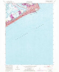 Atlantic City New Jersey Historical topographic map, 1:24000 scale, 7.5 X 7.5 Minute, Year 1952