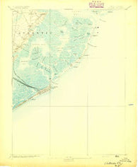 Atlantic City New Jersey Historical topographic map, 1:62500 scale, 15 X 15 Minute, Year 1894