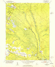 Atsion New Jersey Historical topographic map, 1:24000 scale, 7.5 X 7.5 Minute, Year 1953