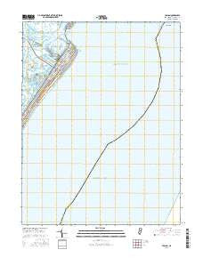 Avalon New Jersey Current topographic map, 1:24000 scale, 7.5 X 7.5 Minute, Year 2016