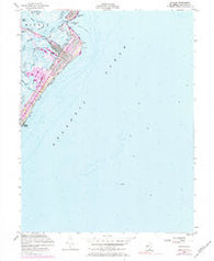 Avalon New Jersey Historical topographic map, 1:24000 scale, 7.5 X 7.5 Minute, Year 1953