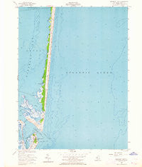 Barnegat Light New Jersey Historical topographic map, 1:24000 scale, 7.5 X 7.5 Minute, Year 1953