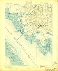 Bay Side New Jersey Historical topographic map, 1:62500 scale, 15 X 15 Minute, Year 1894