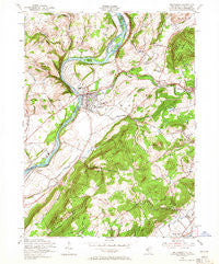 Belvidere New Jersey Historical topographic map, 1:24000 scale, 7.5 X 7.5 Minute, Year 1955