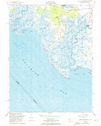 Ben Davis Point New Jersey Historical topographic map, 1:24000 scale, 7.5 X 7.5 Minute, Year 1956