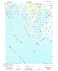 Ben Davis Point New Jersey Historical topographic map, 1:24000 scale, 7.5 X 7.5 Minute, Year 1956