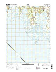 Ben Davis Point New Jersey Current topographic map, 1:24000 scale, 7.5 X 7.5 Minute, Year 2017