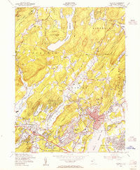 Boonton New Jersey Historical topographic map, 1:24000 scale, 7.5 X 7.5 Minute, Year 1954