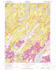 Boonton New Jersey Historical topographic map, 1:24000 scale, 7.5 X 7.5 Minute, Year 1954