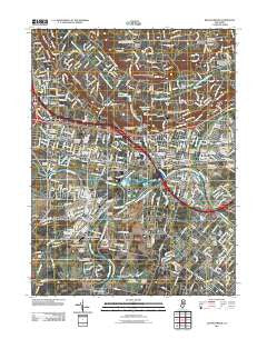 Bound Brook New Jersey Historical topographic map, 1:24000 scale, 7.5 X 7.5 Minute, Year 2011