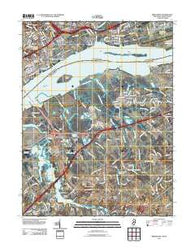 Bridgeport New Jersey Historical topographic map, 1:24000 scale, 7.5 X 7.5 Minute, Year 2011