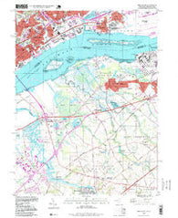 Bridgeport New Jersey Historical topographic map, 1:24000 scale, 7.5 X 7.5 Minute, Year 1995