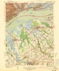 Bridgeport New Jersey Historical topographic map, 1:31680 scale, 7.5 X 7.5 Minute, Year 1940