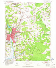 Bridgeton New Jersey Historical topographic map, 1:24000 scale, 7.5 X 7.5 Minute, Year 1953
