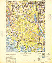 Bridgeton New Jersey Historical topographic map, 1:62500 scale, 15 X 15 Minute, Year 1948