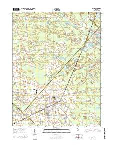 Buena New Jersey Historical topographic map, 1:24000 scale, 7.5 X 7.5 Minute, Year 2014