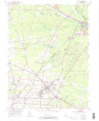 Buena New Jersey Historical topographic map, 1:24000 scale, 7.5 X 7.5 Minute, Year 1953