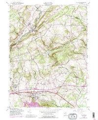 Califon New Jersey Historical topographic map, 1:24000 scale, 7.5 X 7.5 Minute, Year 1954