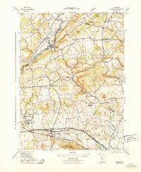 Califon New Jersey Historical topographic map, 1:31680 scale, 7.5 X 7.5 Minute, Year 1943