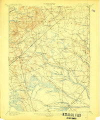 Cassville New Jersey Historical topographic map, 1:62500 scale, 15 X 15 Minute, Year 1900