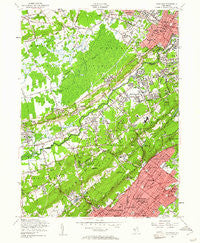 Chatham New Jersey Historical topographic map, 1:24000 scale, 7.5 X 7.5 Minute, Year 1955