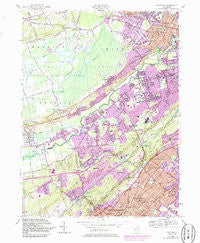 Chatham New Jersey Historical topographic map, 1:24000 scale, 7.5 X 7.5 Minute, Year 1955