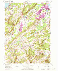 Chester New Jersey Historical topographic map, 1:24000 scale, 7.5 X 7.5 Minute, Year 1954