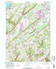 Chester New Jersey Historical topographic map, 1:24000 scale, 7.5 X 7.5 Minute, Year 1954