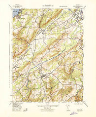 Chester New Jersey Historical topographic map, 1:31680 scale, 7.5 X 7.5 Minute, Year 1943