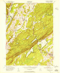 Culvers Gap New Jersey Historical topographic map, 1:24000 scale, 7.5 X 7.5 Minute, Year 1954