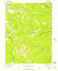 Dorothy New Jersey Historical topographic map, 1:24000 scale, 7.5 X 7.5 Minute, Year 1956
