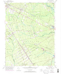Dorothy New Jersey Historical topographic map, 1:24000 scale, 7.5 X 7.5 Minute, Year 1956