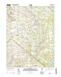 Elmer New Jersey Historical topographic map, 1:24000 scale, 7.5 X 7.5 Minute, Year 2014