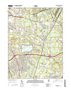 Farmingdale New Jersey Current topographic map, 1:24000 scale, 7.5 X 7.5 Minute, Year 2016