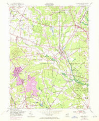 Farmingdale New Jersey Historical topographic map, 1:24000 scale, 7.5 X 7.5 Minute, Year 1954