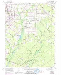 Five Points New Jersey Historical topographic map, 1:24000 scale, 7.5 X 7.5 Minute, Year 1956