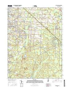 Five Points New Jersey Current topographic map, 1:24000 scale, 7.5 X 7.5 Minute, Year 2016