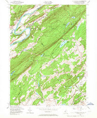 Flatbrookville New Jersey Historical topographic map, 1:24000 scale, 7.5 X 7.5 Minute, Year 1954